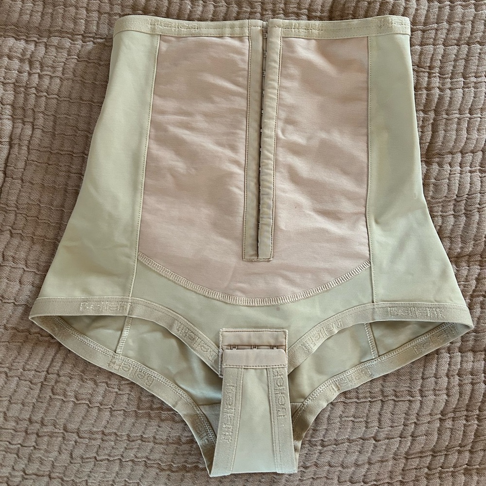 High-Waisted Beige Shapewear